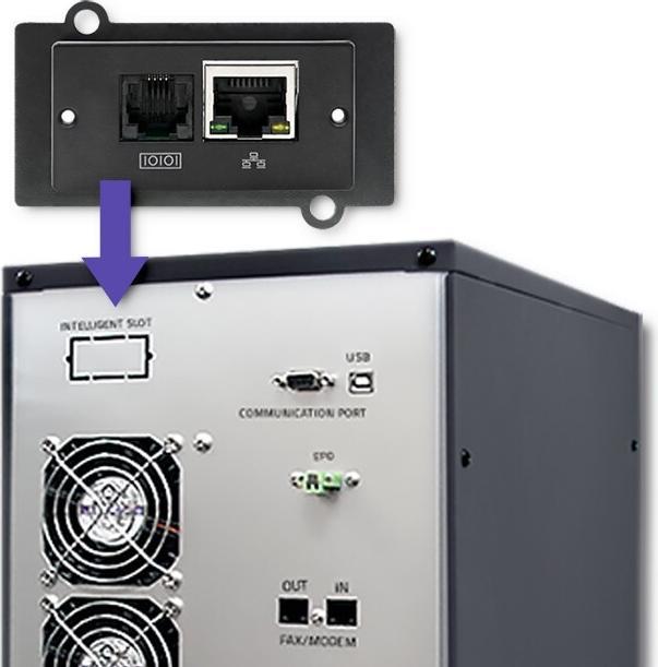 Actual product image Qoltec Pure Sine Wave 53044 (8000 W, Online double converter UPS)