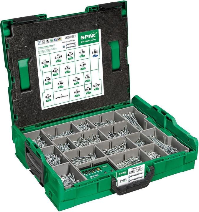 Spax Montagekoffer L-Boxx Kunststoff T-Star Plus Wirox