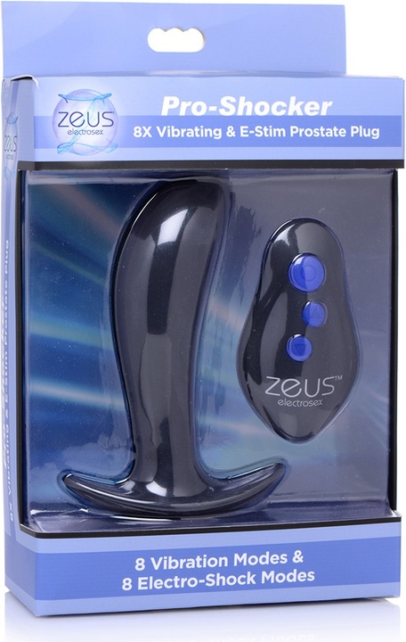 Immagine prodotto Doc Johnson Pro-Shocker 8X vibrante & E-Stim Silicone Prostate Plug