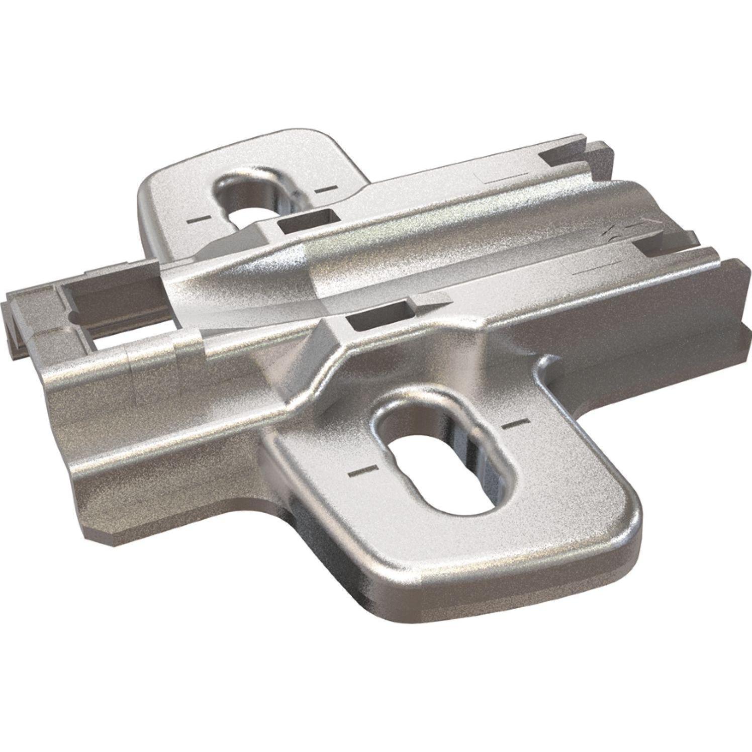 Hettich, Baubeschläge + Holzverbinder, Kreuzmontageplatten Sensys/Intermat 8099, für Eckmontage, zum (1 Stk.)