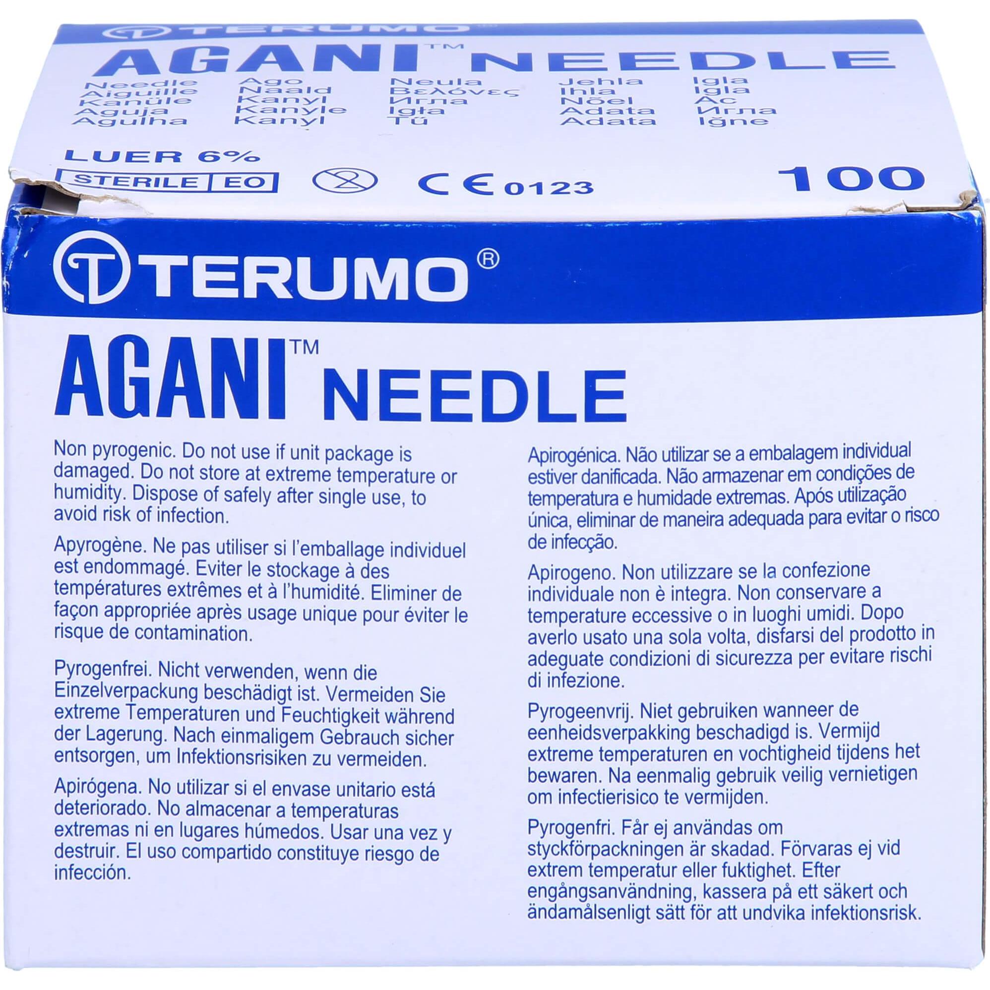 Thumbnail - Terumo, Praxisbedarf, AGANI 27g 19MM GRAU, 100 St KAN