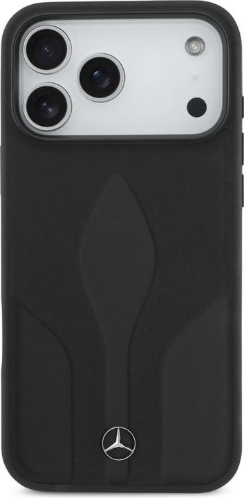 Image du produit Mercedes Case Leather The Move MagSafe for iPhone 17 Pro Max black (Apple iPhone 17 Pro Max)