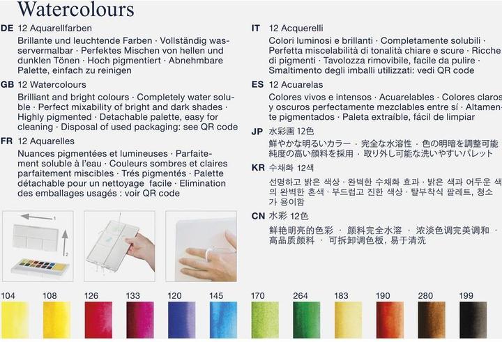 Produktbild Faber-Castell Aquarellfarben Creative Studio (12 ml)