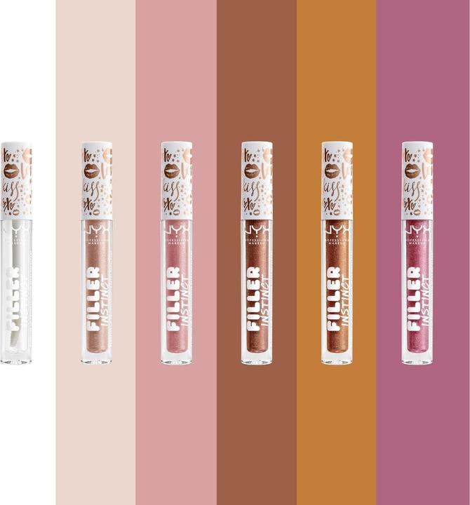 Actual product image NYX Professional Make-Up Filler Instinct Plumping Lip Polish (3 Sparkling Please)