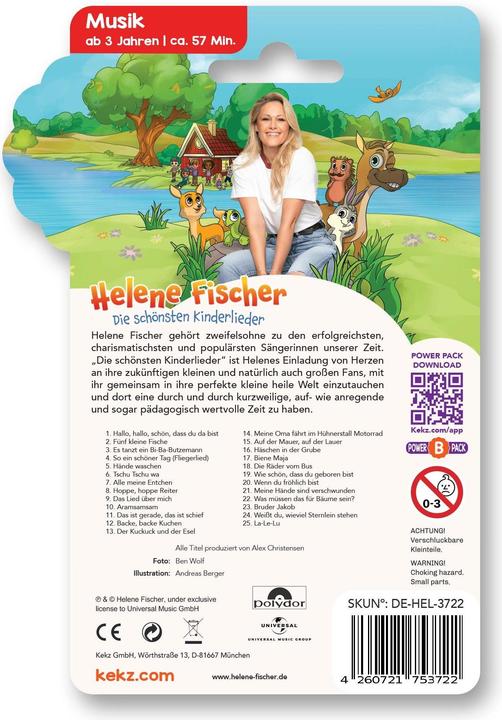 Image du produit Kekz Audiochip Helene Fischer, Produkttyp: Hörbuch, Sprache (Allemand)