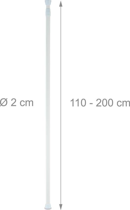 Actual product image Relaxdays Telescopic rod