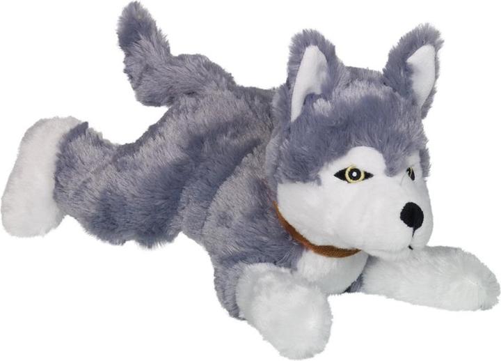 Nobby Plush dog lying HUSKY (Plush toy dog)