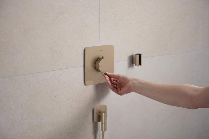 Actual product image hansgrohe Thermostatic Shower and Bathtub Mixer with Safety Stop and Water-Saving Control