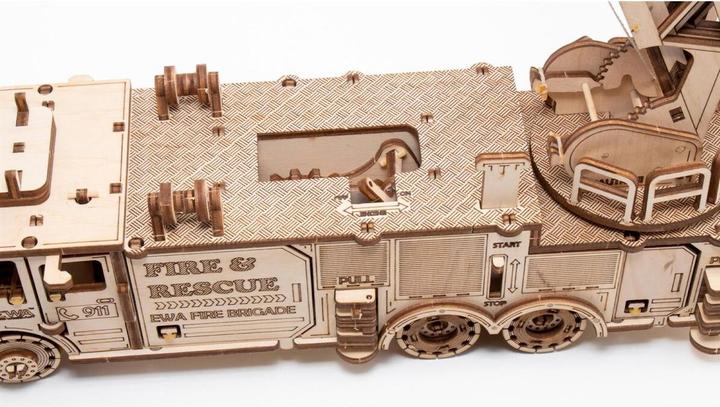 Image du produit Eco Wood Art Camion de pompiers - Kit de construction en bois 3D