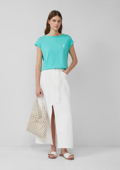 Produktbild S.Oliver T-Shirt Relaxed-Fit-Shirt mit Print und überschnittenen Schultern (34)