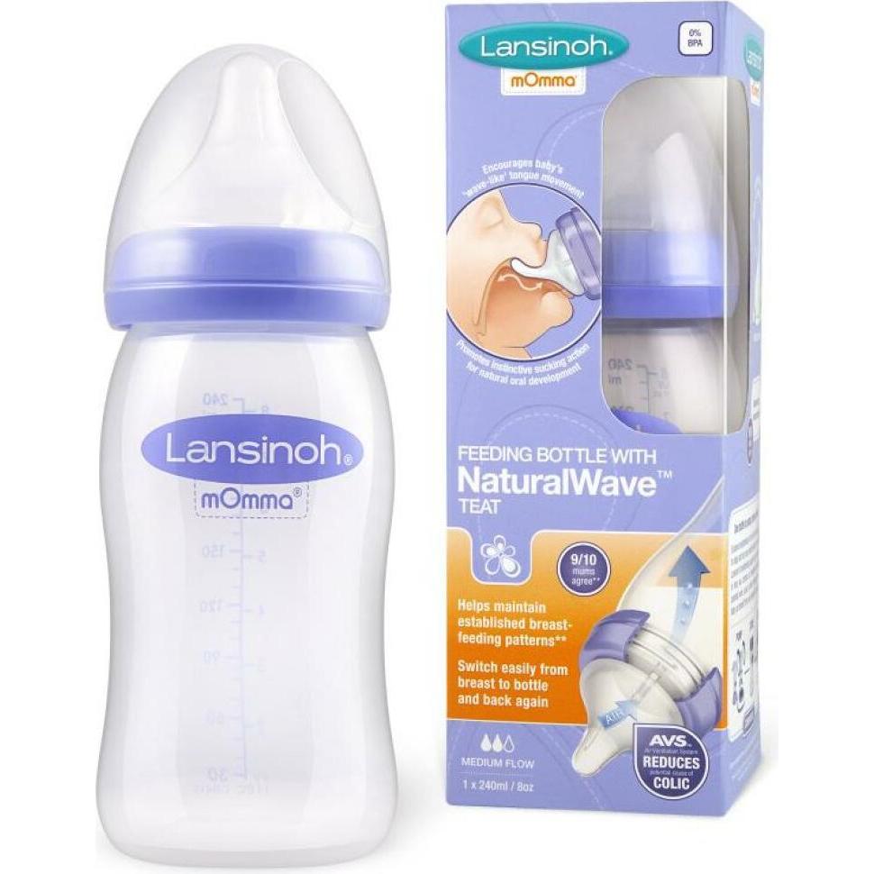 Lansinoh Babyflasche mit Sauger mOmma (240 ml) (KOS-761)