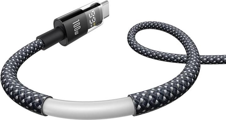 Produktbild Baseus USB-C to USB-C Cable Display 2, 100W, 5A, 2m, Black (2 m, 100 W)