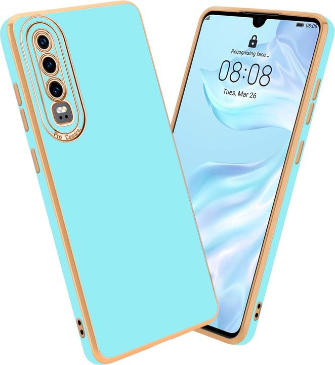 Actual product image Cadorabo TPU Cover with Camera Protection for Huawei P30 (Huawei P30)