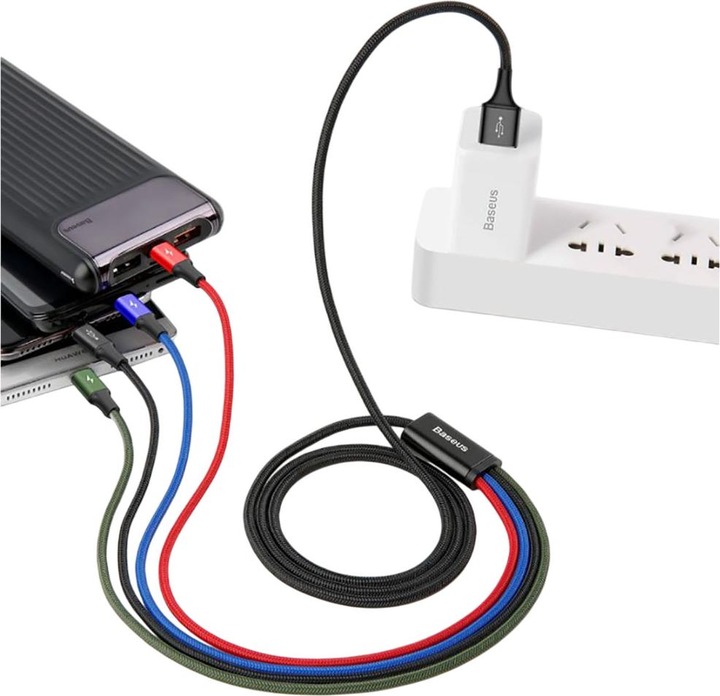 Actual product image Baseus 4in1 (1.20 m, USB 2.0)