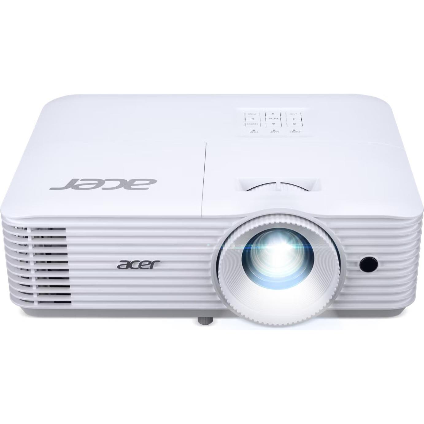 Acer Projektor P1358i 1280x800/4800 ANSI/2xHDMI/VGA (WXGA, 5000 lm, 1.18:1 - 1.54:1), Beamer, Weiss