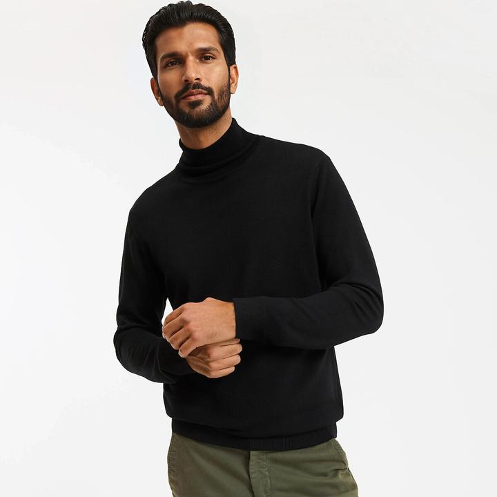 Produktbild La Redoute Collections Rollkragenpullover aus 100% Merinowolle (XL)