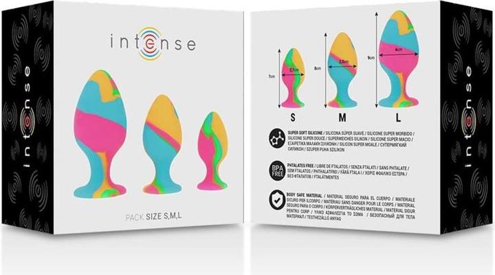 Actual product image Intense Silicone Plug Set Multicolored