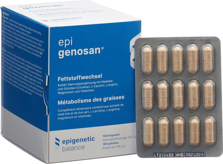 Actual product image Epigenosan LCarnitine Mate (180 Piece, Pills, 114.20 g)