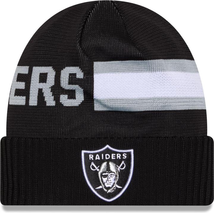 Actual product image New Era NFL Sideline Tech Knit Cap - Las Vegas Raiders