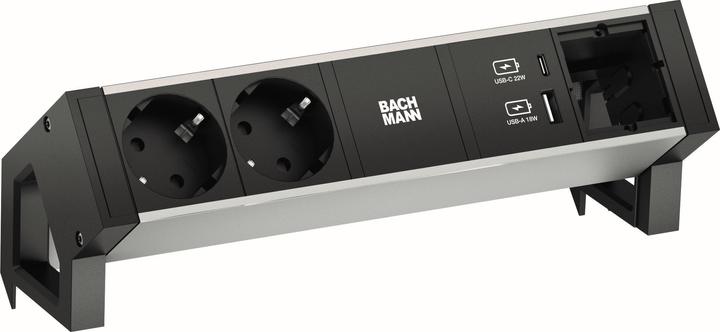 Immagine prodotto Bachmann 937304 (4 x, USB-A, CEE 7/3, 0.20 m)
