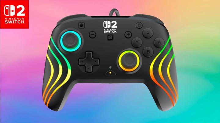 Image du produit Turtle Beach Pro Controller Afterglow Wave Wired Black (Switch, Switch 2, Switch OLED)