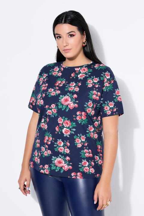 Produktbild Studio Untold T-Shirt, oversized, Roses-Print (56)