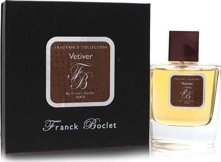 Actual product image Franck Boclet Vetiver by Eau de Parfum Spray (Unisex) 100 ml (Eau de parfum, 100 ml)
