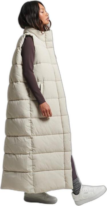 Produktbild Superdry lange ärellose daunenjacke ripstop (M)