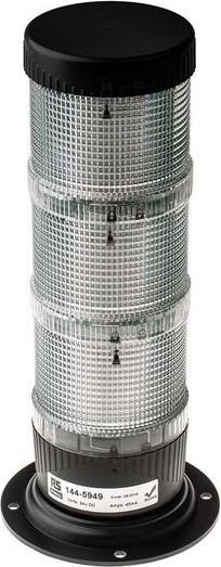Actual product image Moflash Tower Light 24Vdc 3-Stack Red/Amb/Grn