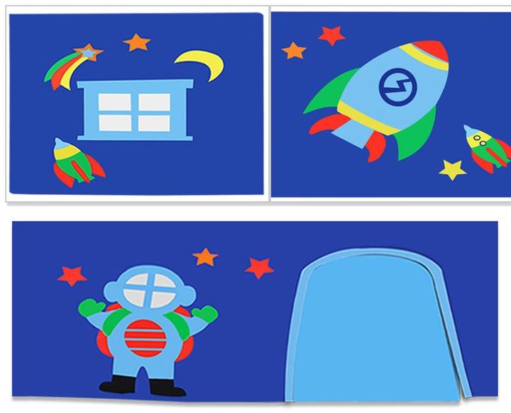 Produktbild Vipack Halbhohes Bett Astro mit Rutsche (90 x 200 cm)