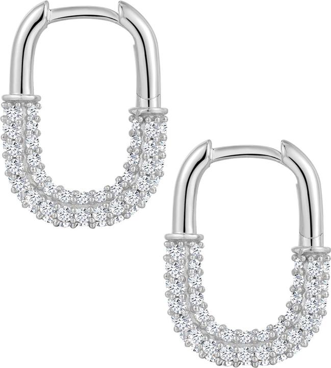 Image du produit Glanzstücke München Créoles pour femmes - 36528 (Argent Sterling)