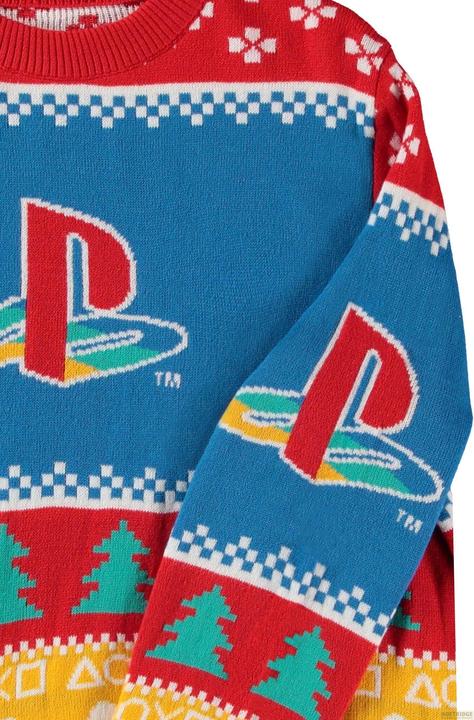 Actual product image Difuzed PlayStation Pullover Logo (Christmas Jumper) Grösse S (S)