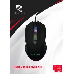 Thumbnail - Piranha Mouse M400 RGB (Kabelgebunden), Maus, Mehrfarbig