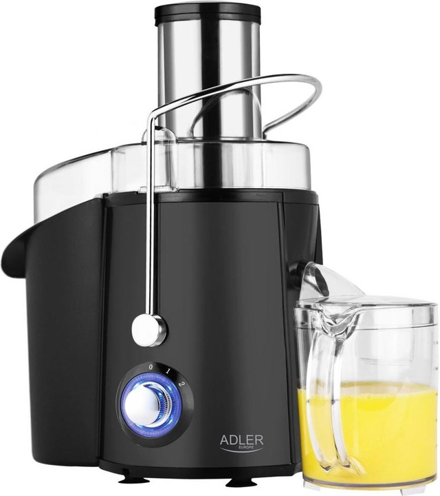 Actual product image Adler Juicer AD 4127 Matt Black, 1000 W, Number of Speeds 2