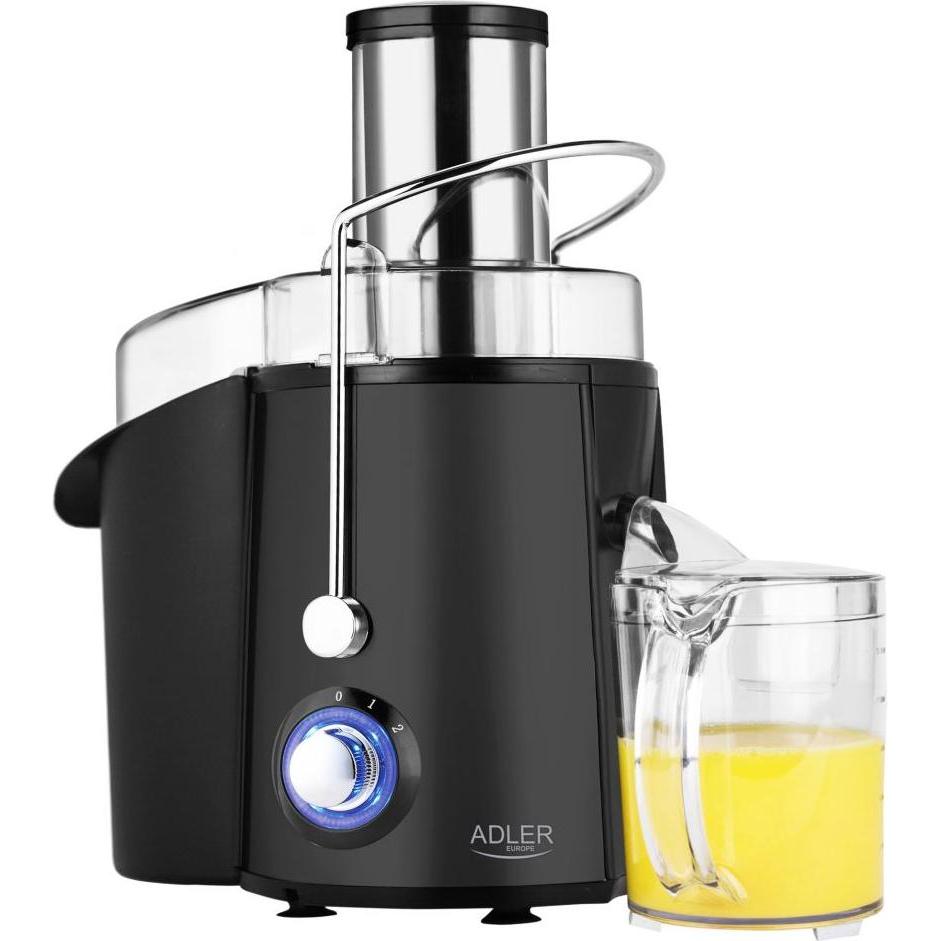 Thumbnail - Adler Juicer AD 4127 Mattschwarz, 1000 W, Anzahl Geschwindigkeiten 2, Entsafter, Schwarz
