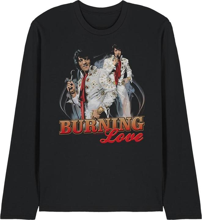 Produktbild Elvis Burning Love TShirt Langärmlig (S)