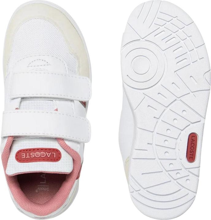 Actual product image Lacoste Childrens/Kids T-Clip Synthetic Suede Trainers (24)