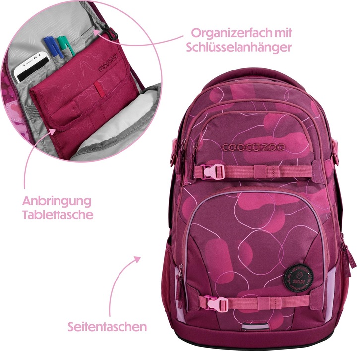Image du produit Coocazoo sac à dos scolaire PORTER, 35 litres (35 l)