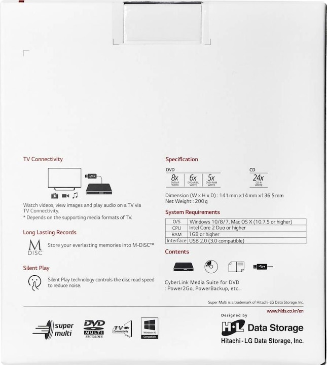 Actual product image LG GP57EW40 (DVD writer)