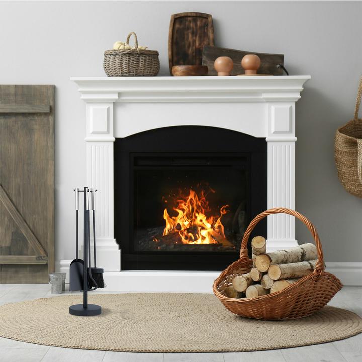 Produktbild Relaxdays 4-tlg. Kaminbesteck