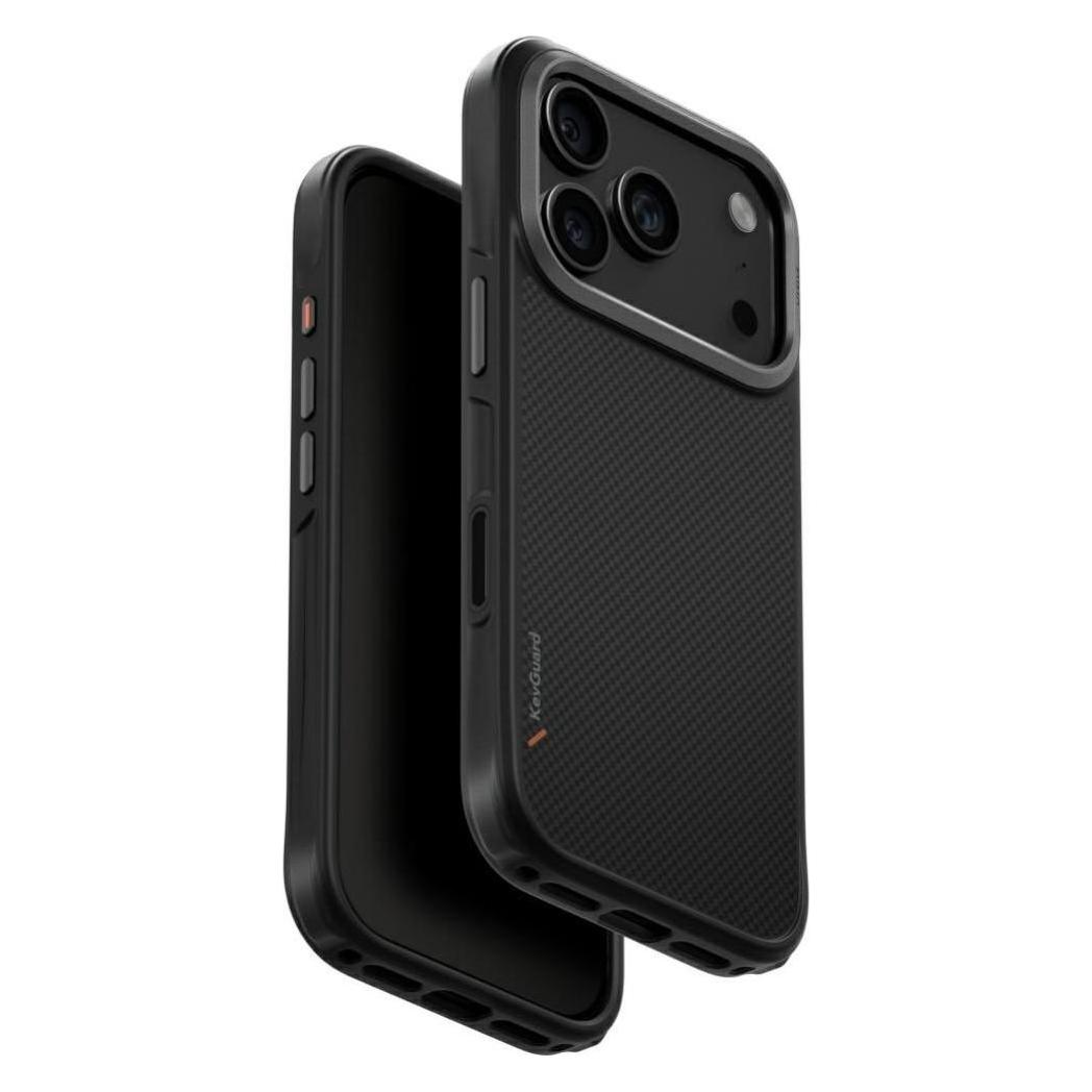 Uniq Keva Case For IPhone 17 Pro Magclick Charging Black (Apple IPhone 17 Pro), Smartphone Hülle, Schwarz