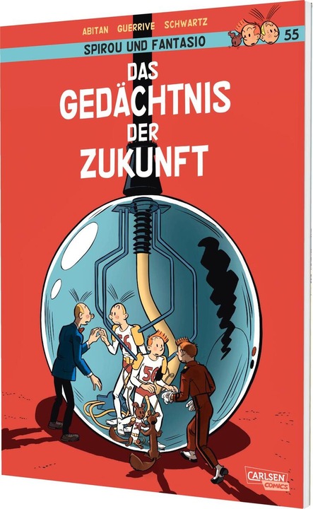 Productafbeelding Robbedoes en Kwabbernoot 55: Het geheugen van de toekomst (Benjamin, Guerrive, Sophie/Abitaan, Duits)