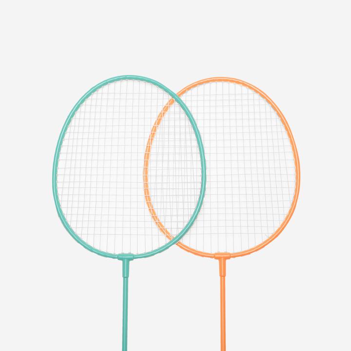 Produktbild Perfly Badminton Set Erwachsene - Discover Set BR100 türkis/orange