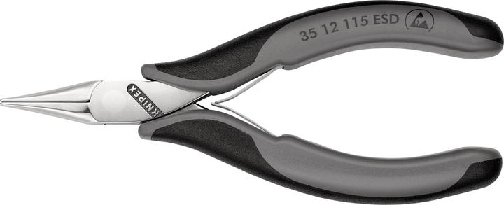 Produktbild Knipex Flachrundzange mit Schneide (160 mm)