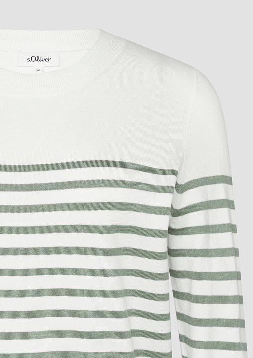 Immagine prodotto S.Oliver Strickpullover Gestreifter Pullover aus Viskosemix (34)