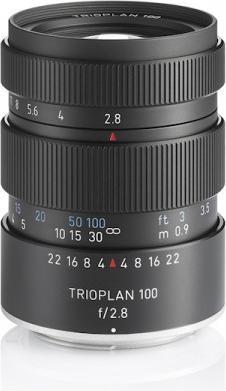 Image du produit Meyer Optik Görlitz Trioplan 100mm 1:2.8 II NIKON F (mise au point manuelle) (Nikon F, Plein format)
