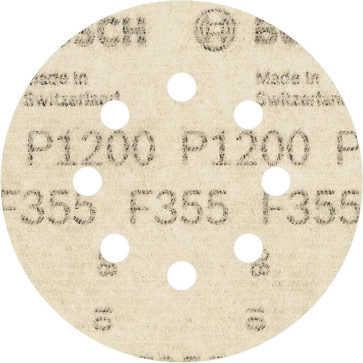 Immagine prodotto Bosch Professional Zubehör Foglio abrasivo PRO F355, 125 mm, G1200 (1200)