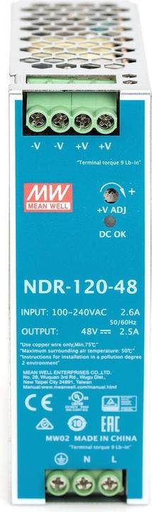 Produktbild Digitus INDUSTRIAL POW. SUPPLY 48V120W (120 W)