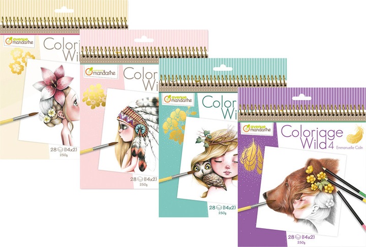 Immagine prodotto Avenue Mandarine Libro da colorare Coloriage Wild
