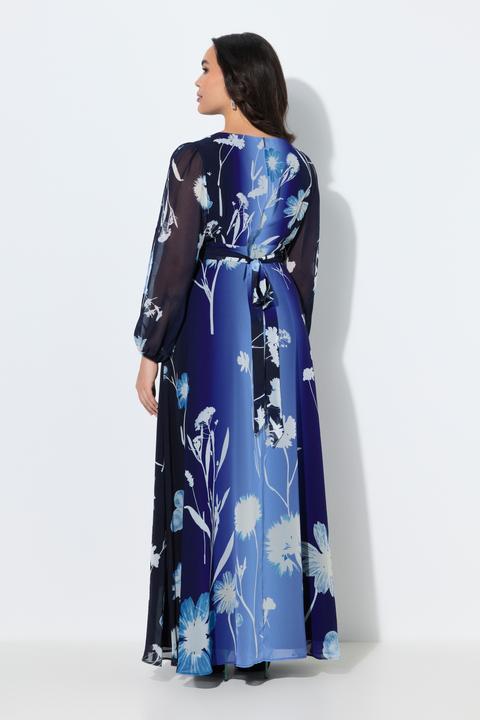 Actual product image Ulla Popken Floral Gradient Evening Gown (42)